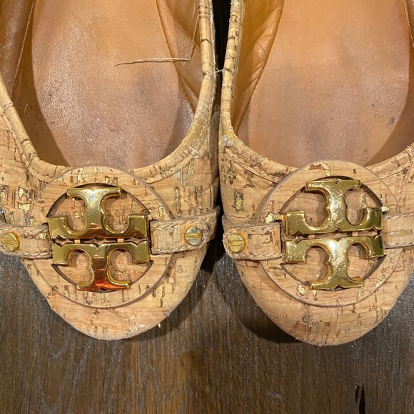 Tory Burch Reva Cork Ballet Flats - Picture 8 of 8